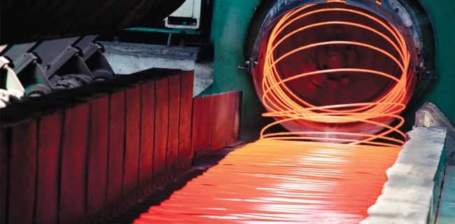 رکورد ۲۵ ساله تولید کلاف در کارخانه ذوب‌آهن اصفهان شکسته شد