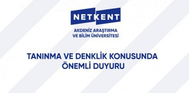 نت کنت NETKENT، دانشگاه دیجیتالی ترکیه