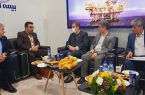 حضور مدیران صنعت پتروشیمی و بانک در غرفه بیمه ایران