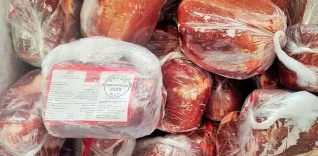 ترخیص محموله گوشت منجمد برزیلی پس از معطلی ۱ ساله در گمرک