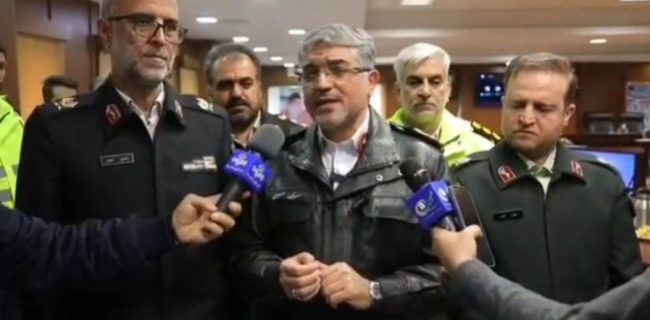 بازدید رئیس پلیس راهور فراجا از محدوده نقاط حادثه خیز در غرب استان تهران و هماهنگی با سازمان راهداری جهت رفع آن نقاط