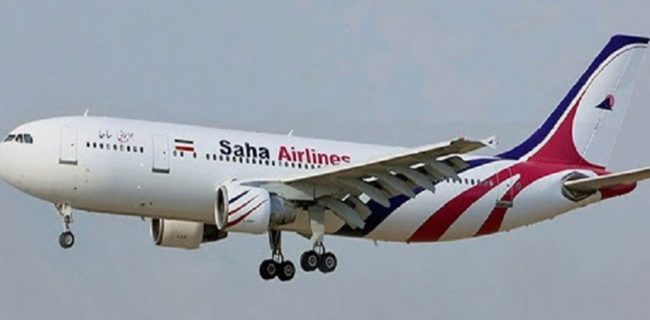 ساها در جمع ۵ ایرلاین برتر کشور با کمترین تاخیر در پروازها