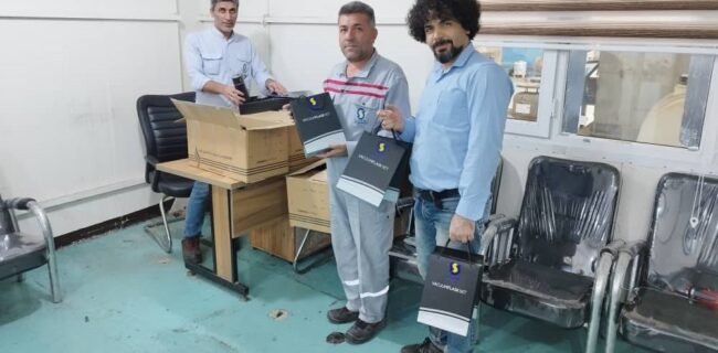 تقدیر سمندیس از ۲ سال همراهی کارگران پالایشگاه ششم