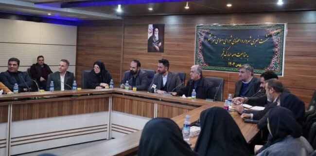نشست خبری مدیریت شهری هشتگرد در آستانه دهه مبارک فجر