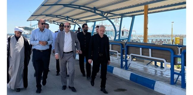 بازدید مدیرکل بازرسی هرمزگان از بندر شهید حقانی