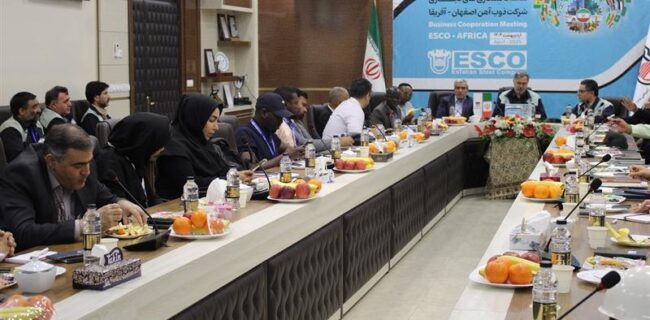 نشست همكاری های تجاری ذوب آهن اصفهان و آفریقا