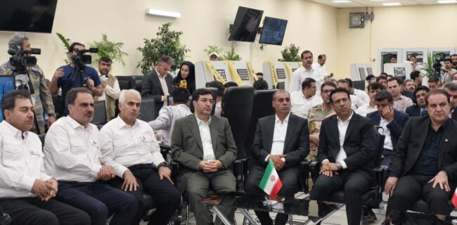 NGL ۳۱۰۰ دهلران با فرمان رییس جمهور به بهره برداری رسید