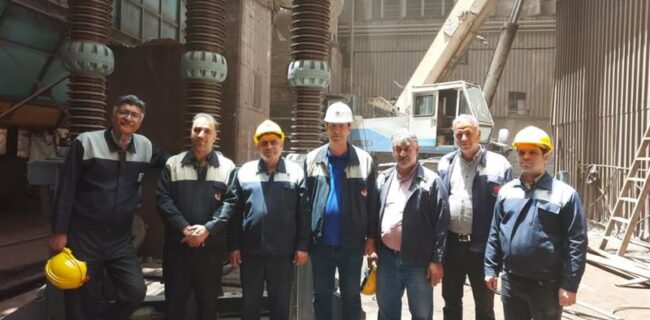 تعویض، دمونتاژ و مونتاژ بریكر جدید ۶۳ كیلو ولت پست برق LF2