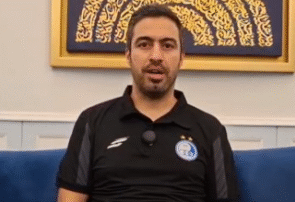 هجمه به داور قبل از سوت آغاز !