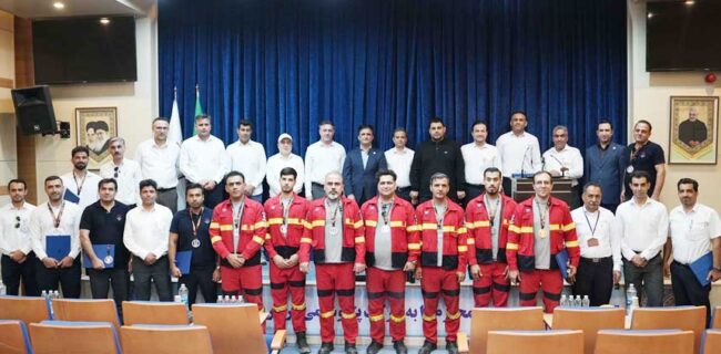 آتش‌نشانان مروارید افتخار آفریدند