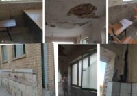 تازیانه فقر زیر سقف مدرسه ای که ویرانه است