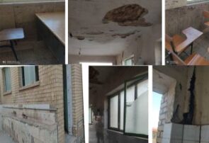 تازیانه فقر زیر سقف مدرسه ای که ویرانه است