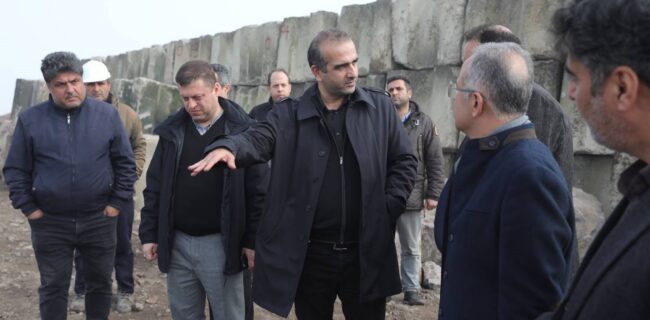 نظارت میدانی مدیرعامل منطقه آزاد انزلی از پروژه‌های عمرانی