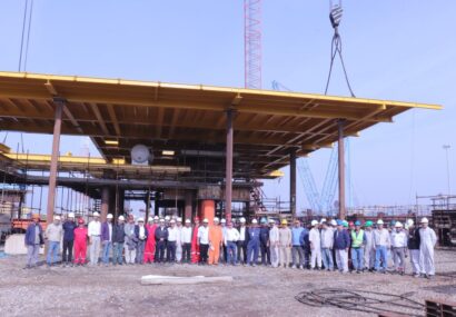 پایان موفقیت‌آمیز عملیات نصب عرشه و متعلقات پروژه «بلال» در یارد خرمشهر