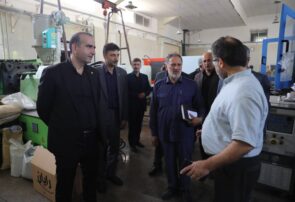 پیگیری میدانی مدیرعامل سازمان به همراه بازرس كل استان جهت رفع موانع واحدهای تولیدی