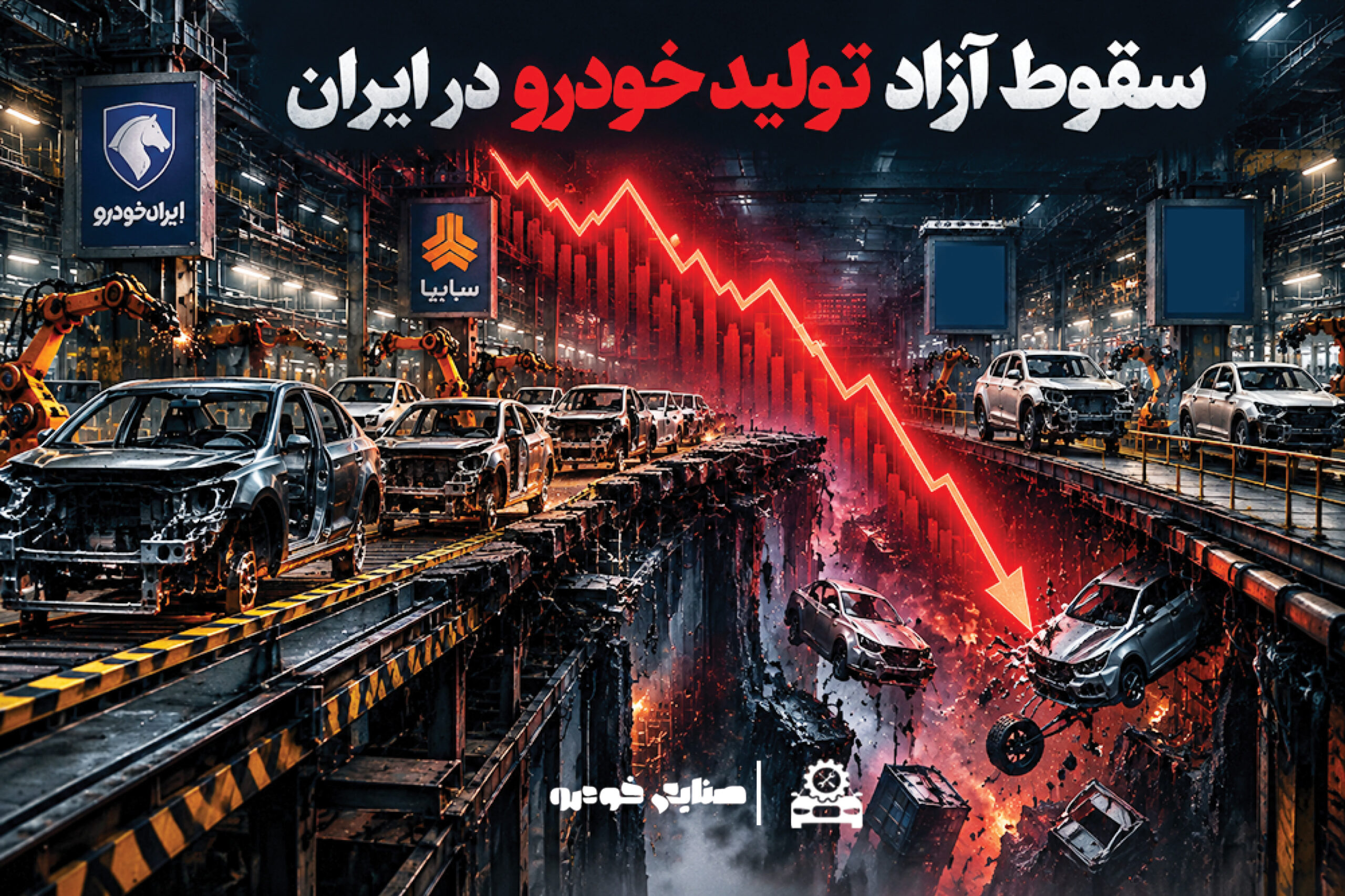 چرایی مهم سقوط آزاد تولید خودرو چرایی مهم سقوط آزاد تولید خودرو